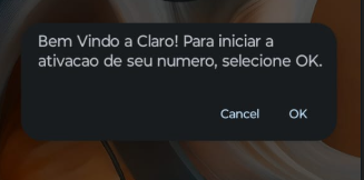 Claro Welcome Message